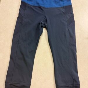 Lululemon Athletica Blue and Black Leggings